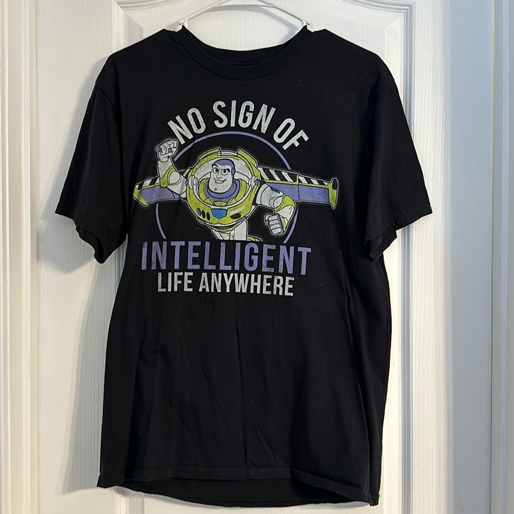 Men’s Toy Story Pixar Shirt ‘No Sign of Intelligent Life Anywhere’ - Medium